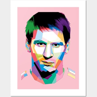 Messi Posters and Art